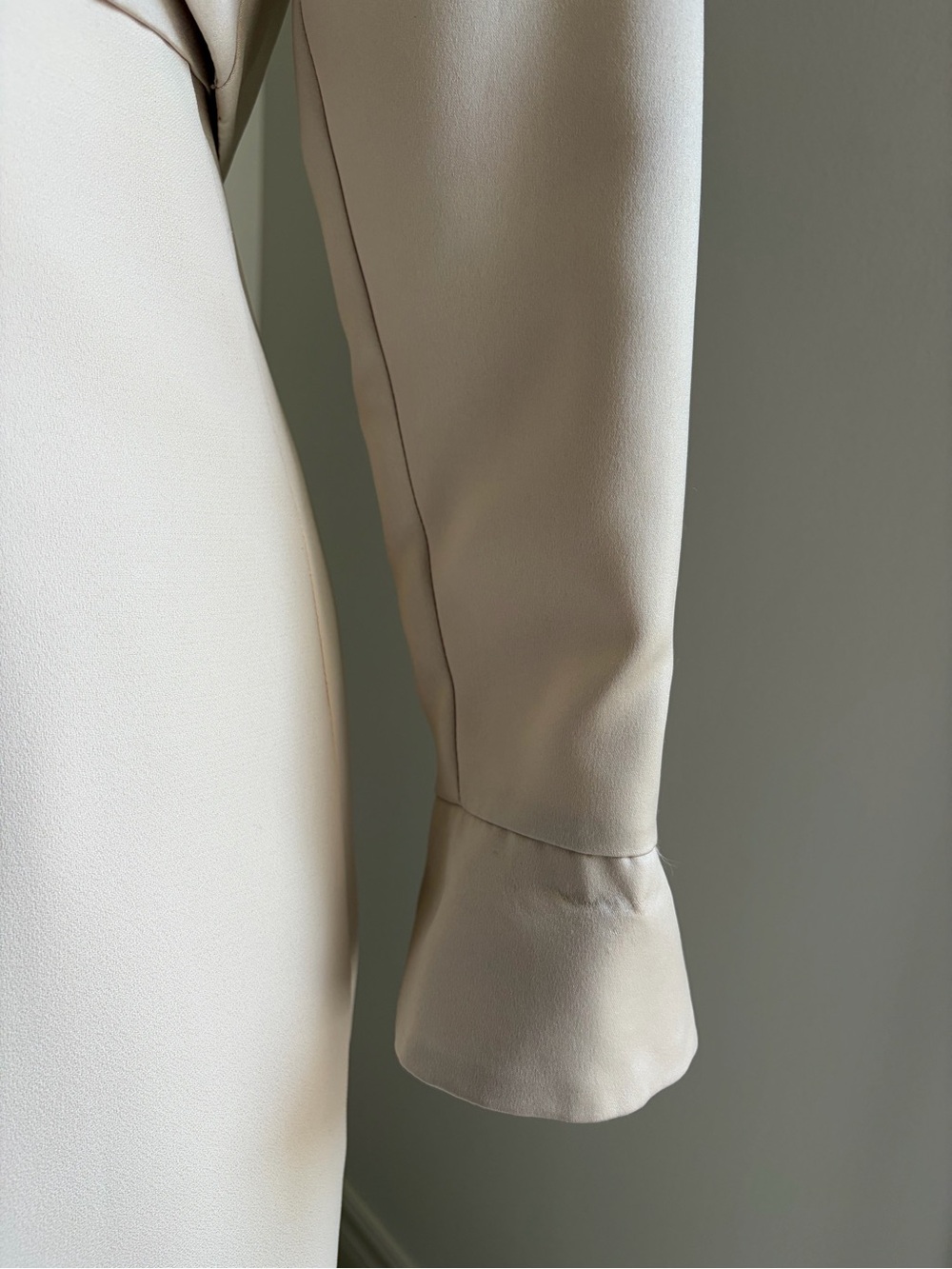 Algo Canada Champagne Satin Trim Dress & Matching Blazer Bolero Jacket Set SIZE6 - Picture 7 of 17